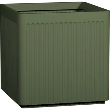 Květináč Květináč Block Linea, šedozelená, více velkostí - Pottery Pots Velikost: L - 50 x 50 x 50 cm