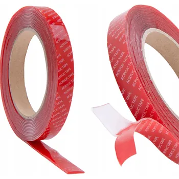 Lepicí páska Oboustranná akrylová gelová lepicí páska VHC, šířka 15 mm, transparentní