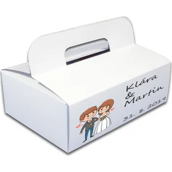 Krabička na výslužku Krabička na výslužky 16x23x7,5 cm