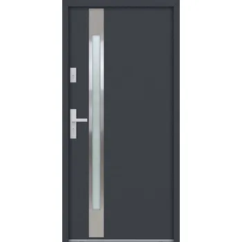 Vchodové dveře Hahn-Türke Vchodové dveře ATU68-M514 Barva: Antracit, Směr otevírání: Levé, Ven, Celkové rozměry: 1000x2070mm