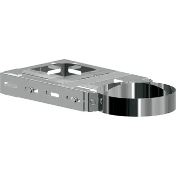 Komín E-Trade Držák nerezového komínu Premium++ - vzdálenost: 321-534mm (pro komín 150/50mm) Povrch: Nerezový