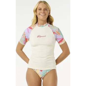 Pánské tričko Lykra Rip Curl CALA VADELLA SS RASH VEST Multico velikost XXL
