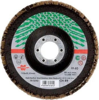 Brusný kotouč Lamelový vějířový brusný kotouč na něh. Ocel P40 - D150 - 0579430354