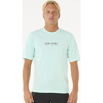 Pánská móda lykra Rip Curl ICONS OF SURF UPF S/S Light Aqua velikost L