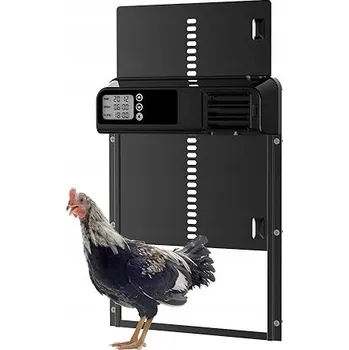 Automatická dvířka do kurníku s časovačem Elektrická klapka na kuře