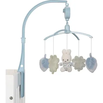 Kolotoč nad postýlku LITTLE DUTCH Hudební kolotoč králíček Miffy Lucky Leaves