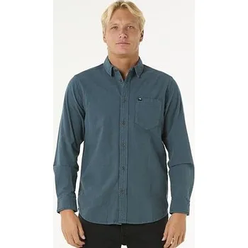 Pánská košile košile Rip Curl CLASSIC SURF WASHED L/S SHIRT Pine Night velikost XL