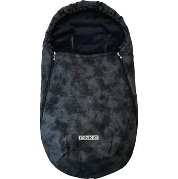 Fusak PINKIE Fusak Faux Leather Black slabší - podélné otvory