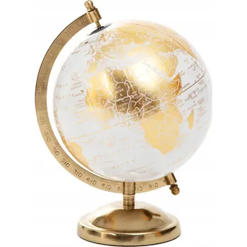 Obraz Dekorativní glóbus GLOBE zlatý 18x15x25 cm