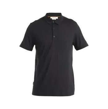 Icebreaker Merino 150 Tech Lite III SS Polo Men Black černá M