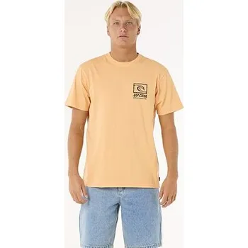 Pánské tričko tričko Rip Curl RAW ENERGY TRAD TEE Mandarin Zest velikost M