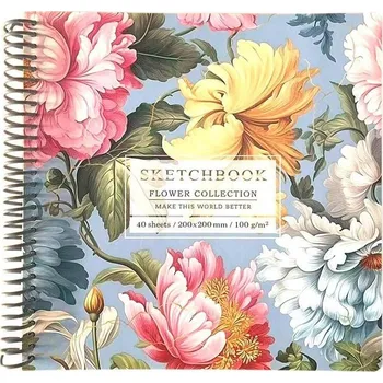 Sketchbook ROMANTIC 20x20 cm