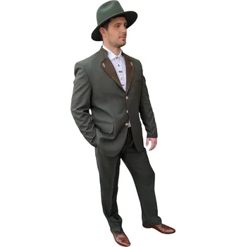 Pánský oblek MATHIAS oblek s hnědým límcem (vel.60-66) velikost: 60