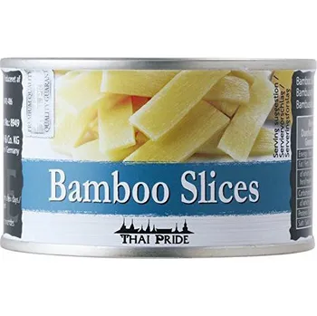 konzervovaná zelenina Thai Pride Bambusové výhonky TP - plátky 227g