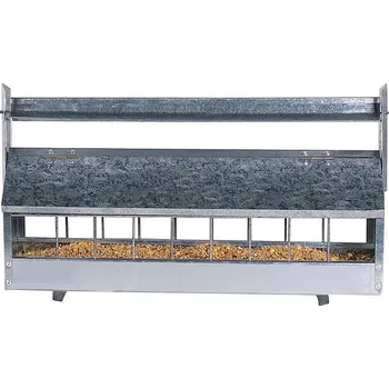 krmítko pro hospodářská zvířata Krmítko pro drůbež se stříškou pozinkované 60 cm