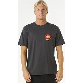 Pánské tričko tričko Rip Curl SHAPER ADDRESS TEE Washed Black velikost L