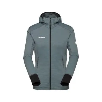 Dámská mikina Mammut Taiss Light ML Hooded Jacket Women 00791 strata-black šedá L