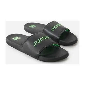 Dámské pantofle Pantofle Rip Curl ARCHIVE Y2K SLIDE OPEN TOE Black/Green velikost 44.0