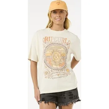 Pánská móda Tričko Rip Curl LUNA HERITAGE TEE Bone velikost L