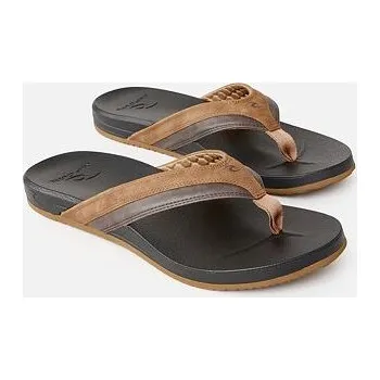 Pánské žabky žabky Rip Curl SOFT TOP OPEN TOE Black/Brown velikost 48.0