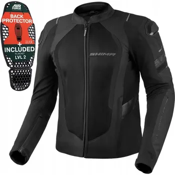 Moto bunda Motocyklová bunda SHIMA MESH PRO 2.0 BLACK vel. S