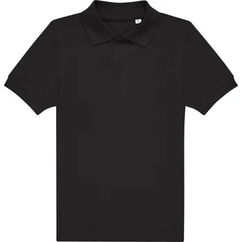 Chlapecké kalhoty B&C Polokošile B&C My Polo 180 kids piqué, krátký rukáv, dětské COT01K42800263-black Černá 7-8