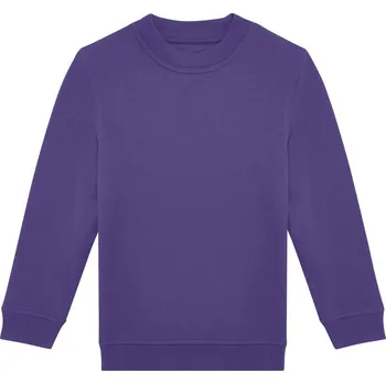 B&C Mikina B&C ID.332 Crew kids, dětská COT01K332u3864-radiant pur 9-11 Purpurová radiant
