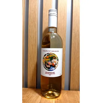 Rulandské bílé 2023, zemské víno, Vinařství Salajka, polosladké