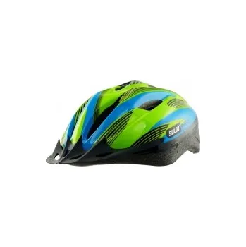 Cyklistická přilba Dětská cyklo helma SULOV® JR-RACE-B, vel M/53-56cm, modro-zelená