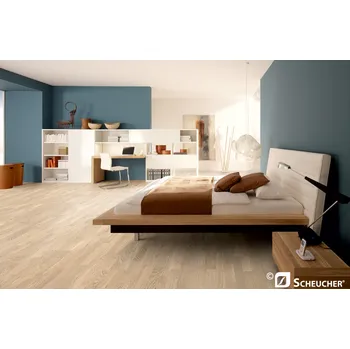 dřevěná podlaha Scheucher Dřevěná podlaha - Dub country valletta, olej bianca, prkno 182 Woodflor (Scheucher)