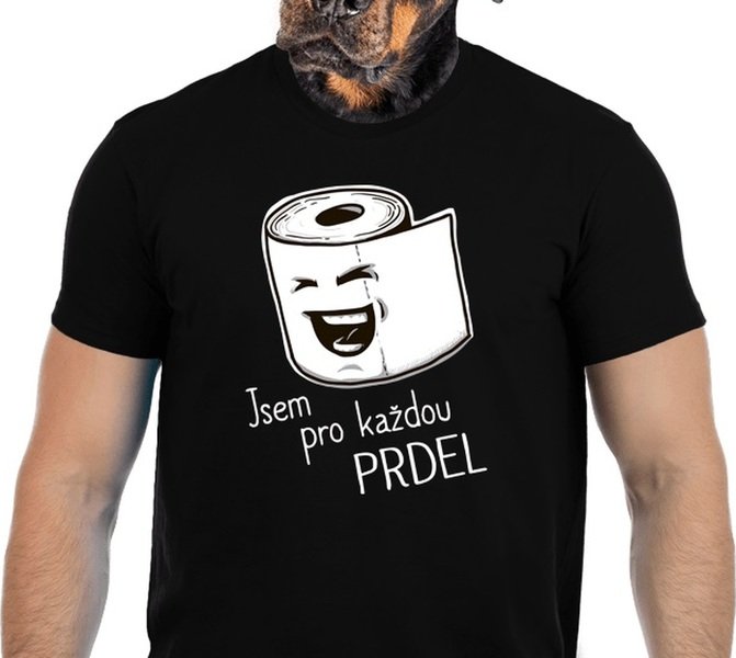 Vtipné tričko Bastard: Prdel