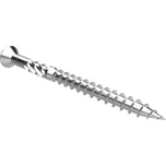 Terasový vrut C1, 5.0x60 mm (Vrut do terasových prken ze smrku, borovice, modřínu atd., rozměr 5.0x60 mm, Martenzitická nerezová ocel, čočková hlava TX25, balení 100 Ks)