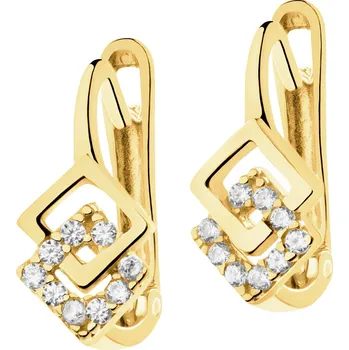 Náušnice Zlaté náušnice se zirkony - AP541-1867