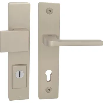 Dveřní kování TI - FORTE PLUS 3214/SUPRA 3097 - SH 38 - 45 mm, PZ PLUS s otvorem pro vložku, 92 mm, klika/klika NP - Nikl perla (142)