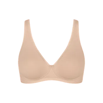 Podprsenka Dámská podprsenka Basic+ Soft Bra - YELLOW - sv. béžová 0026 - SLOGGI YELLOW 85A