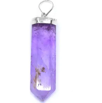 Přívěsek Stříbrný přívěsek krystalu Zosya - Ametyst