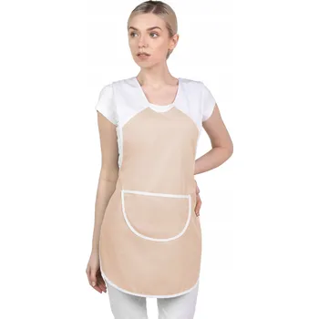 Kuchyňská zástěra XXL DÁMSKÁ ZÁSTĚRA KASAK S VÁZÁNÍM GASTRONOMICKÁ KUCHYŇSKÁ SMĚS BAVLNY A ELANU 23A