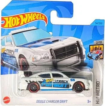 auto na autodráhu Hot Wheels Dodge Charger Drift bilý