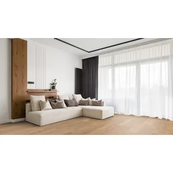 dřevěná podlaha Scheucher Dřevěná podlaha - Dub natur valletta, olej perla, prkno 140 Woodflor (Scheucher)