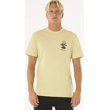 Pánské tričko tričko Rip Curl SEARCH ICON TEE Straw velikost XXL