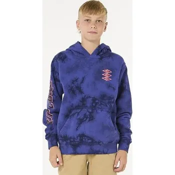 Chlapecká mikina Mikina Rip Curl RAW ENERGY TIE DYE HOOD - BOY Wild Berry velikost 12