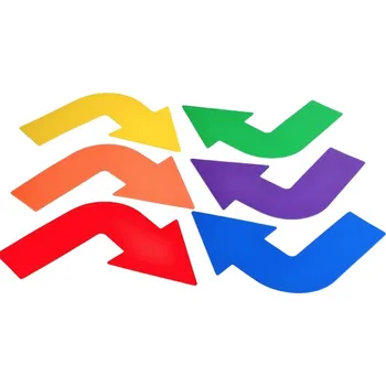 Fitness Köck-Sport Köck Sport - Značka na podlahu Šipka odbočující 1 ks Fialová