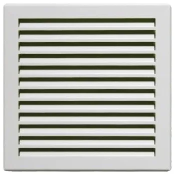 Větrací mřížka Ventilační mřížka kovová 200x200 mm BLM 200x200 bílá