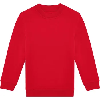 B&C Mikina B&C ID.332 Crew kids, dětská COT01K33200461-red Červená 3-4