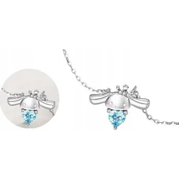 Náhrdelník Náhrdelník pro dívku Kočička s Cirkonem Cinnamoroll Hello Kitty