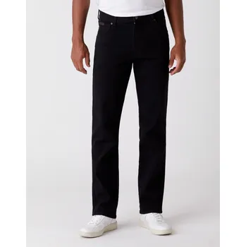 Pánské džíny Wrangler Texas Stretch Black Overdye Džíny Černé 40/30