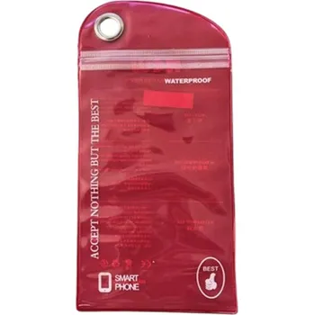 Mobilní telefon NEW 6,0 palcový vodotěsný vak na smartphone - červený