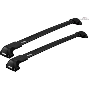 Příčníky Thule Ford Kuga IV 2024-2026 integrované podélníky, Edge černé (Thule WingBar Edge black 7206 + 7215B + 7214B + kit 6049)