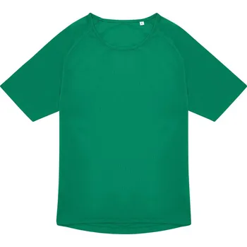 pracovní tričko B&C Tričko B&C Active T, sportovní, krátký rukáv, unisex COT01AT0352000-kelly green XS Zelená kelly