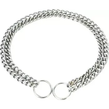 Obojek pro psa Stahovací obojek 2-řadý - délka 45 cm (Řetízkový obojek délka 45 cm)